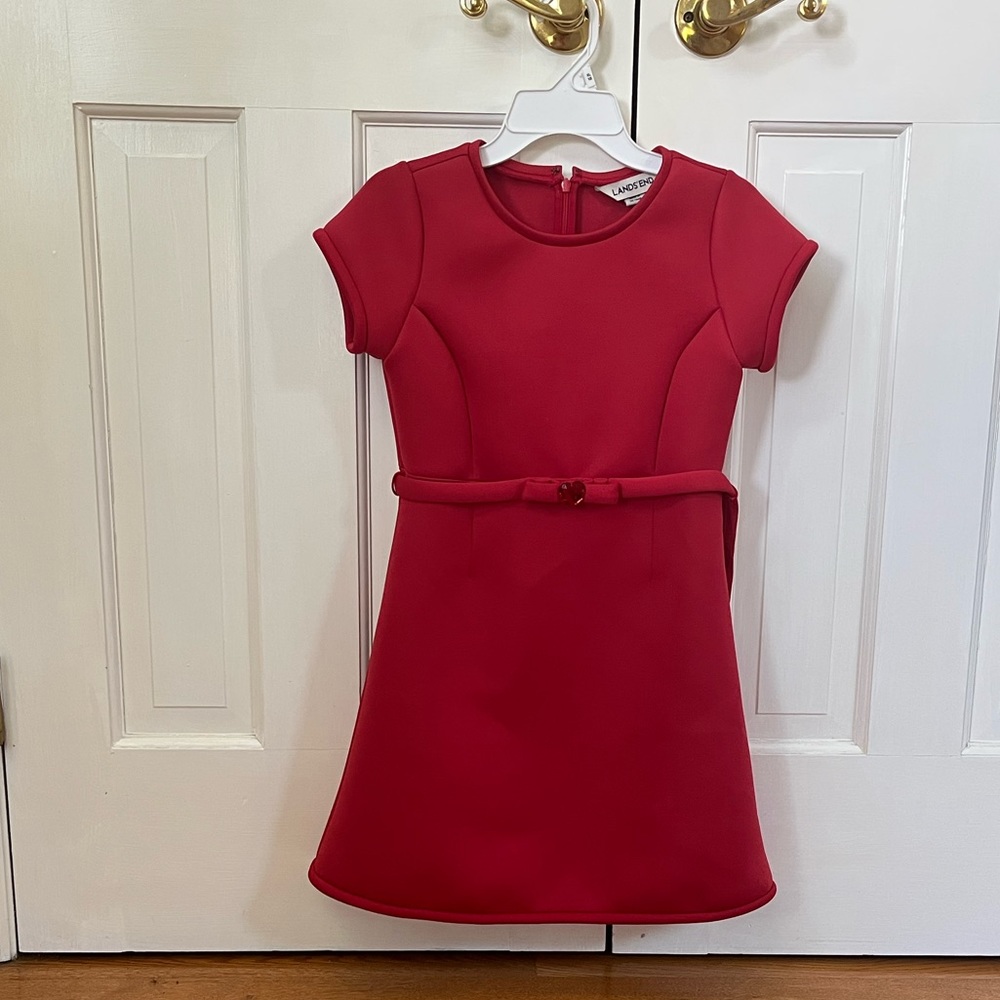 Red Lands end dress